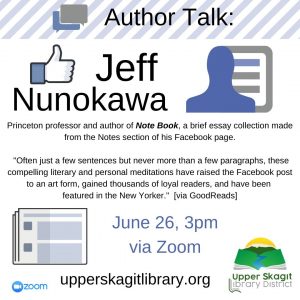 Author Talk: Jeff Nunokawa