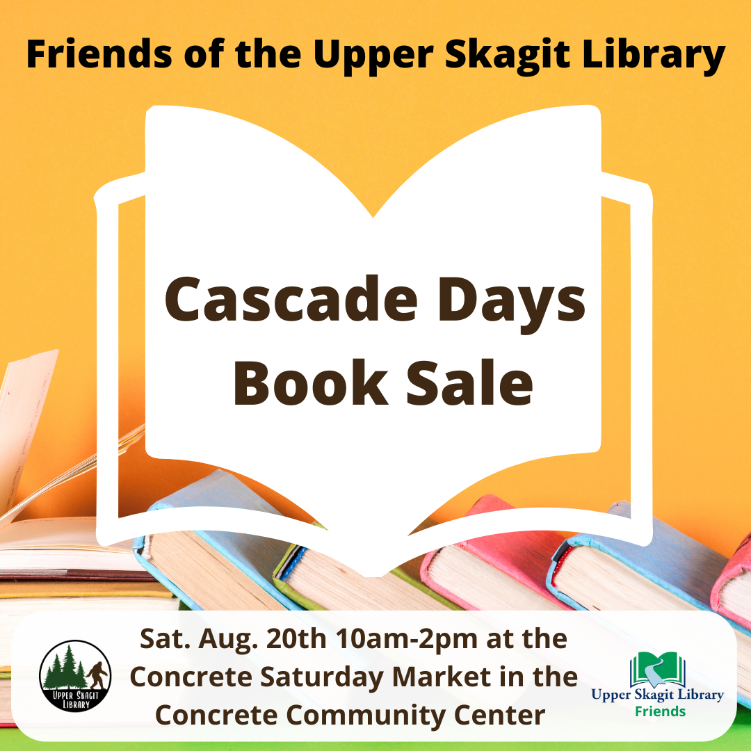 Information about cascade days book sale