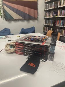 Image of stack of a D&D game