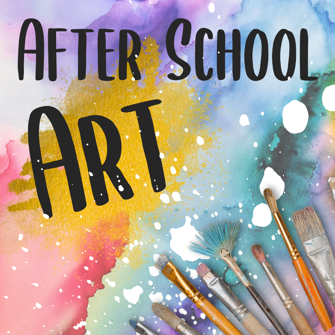 Flyer with After School Art