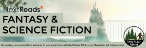 Flyer about NextReads Fantasy & Science Fiction