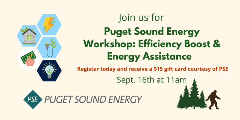 This program is promoting people to come in the library and sign up to learn on how you can save more energy and if you register today you will receive a $15 gift card.